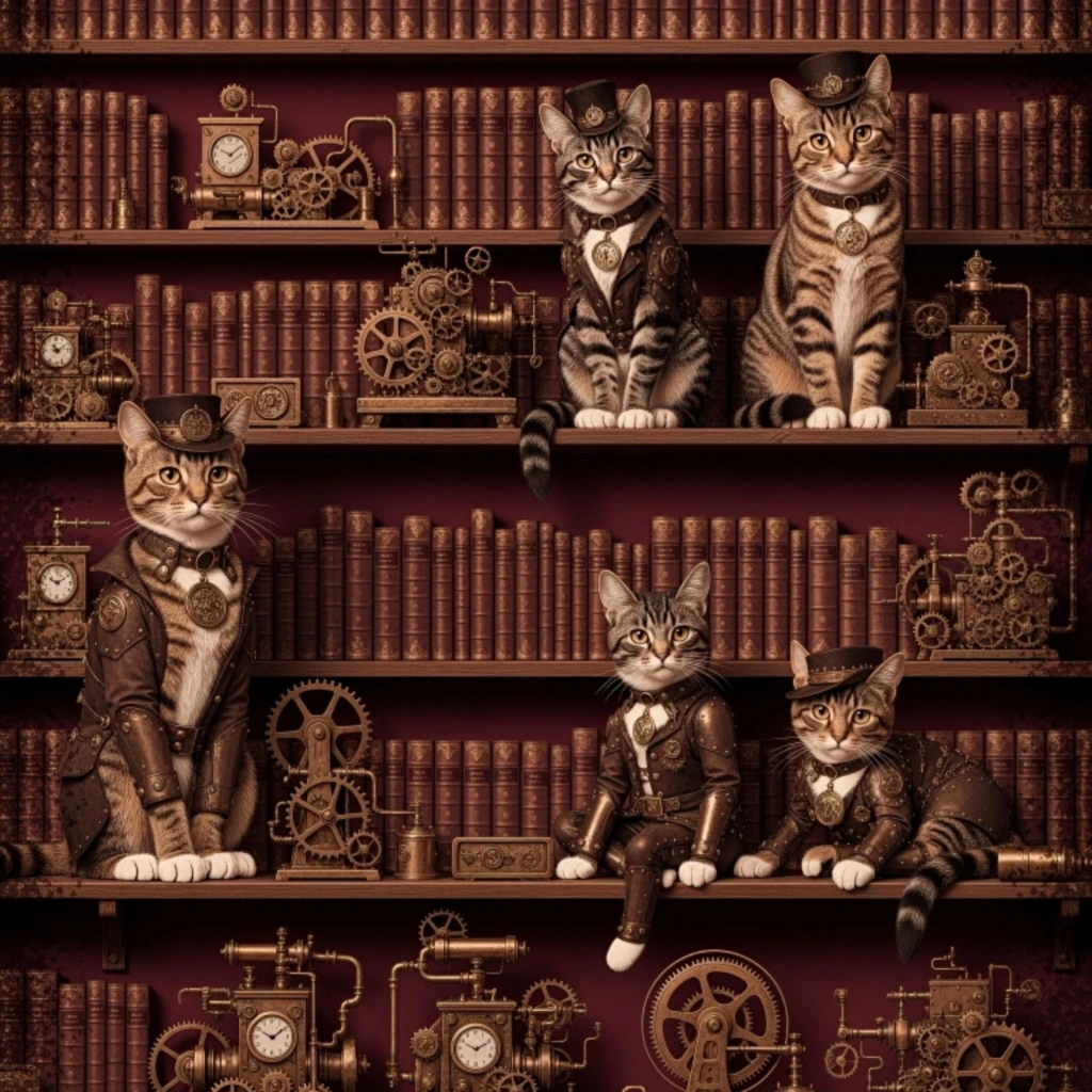 steampunk cats (11)