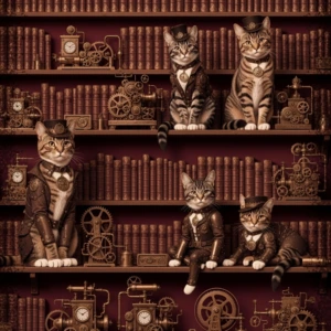 steampunk cats (11)