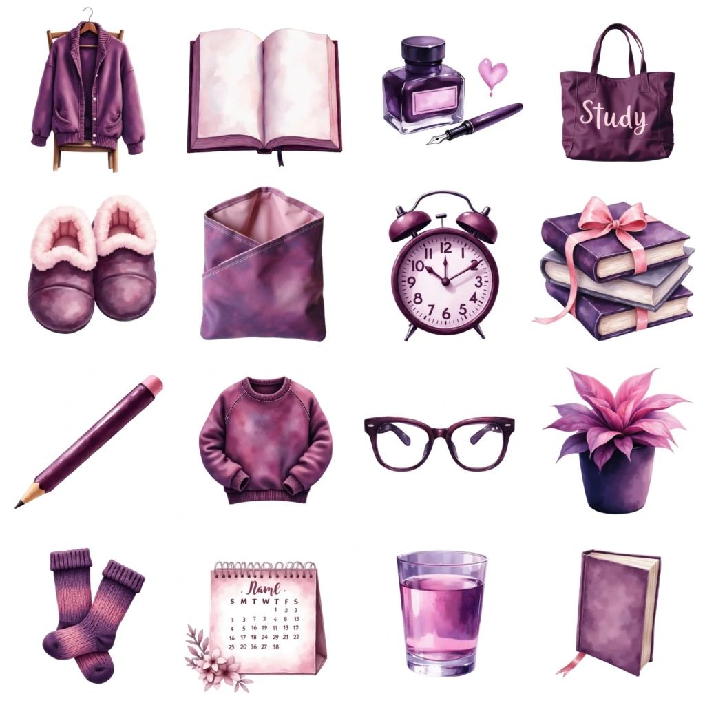 studygirl clipart backs (6)