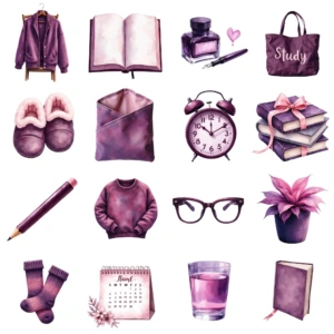 studygirl clipart backs (6)