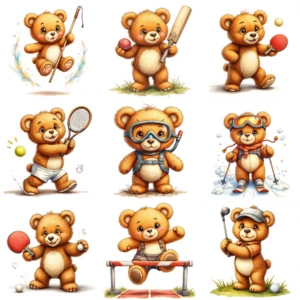 TEDDY BEAR CLIPART (12)