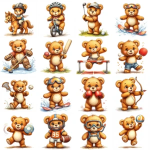 TEDDY BEAR CLIPART (3)