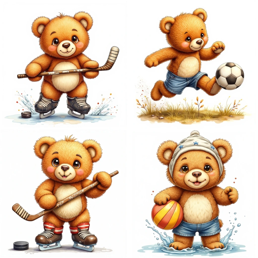 TEDDY BEAR CLIPART (6)