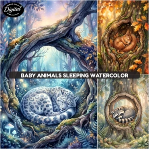 baby animals watercolor (3)