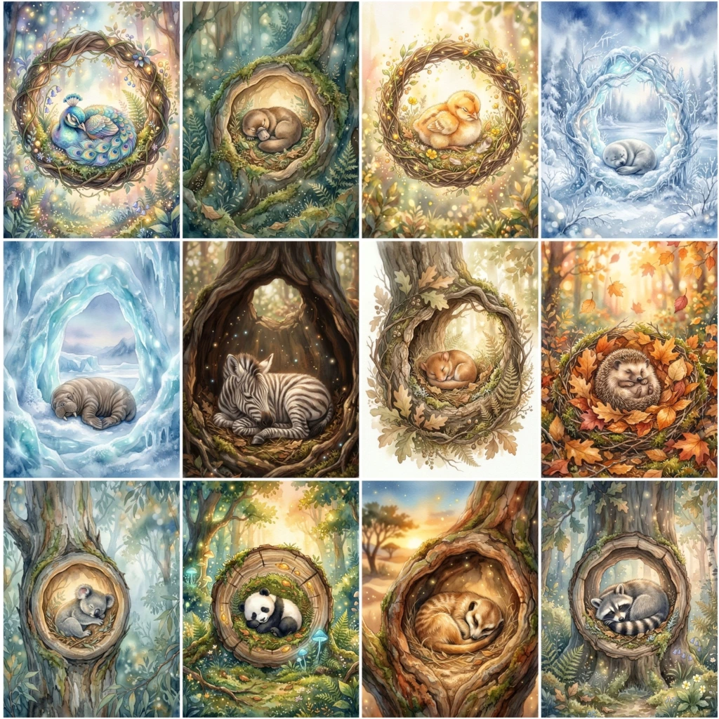 baby animals watercolor (5)