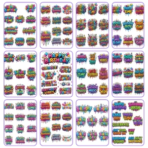 celebration Birthday Stickers (4)