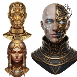 divine bust clipart (9)