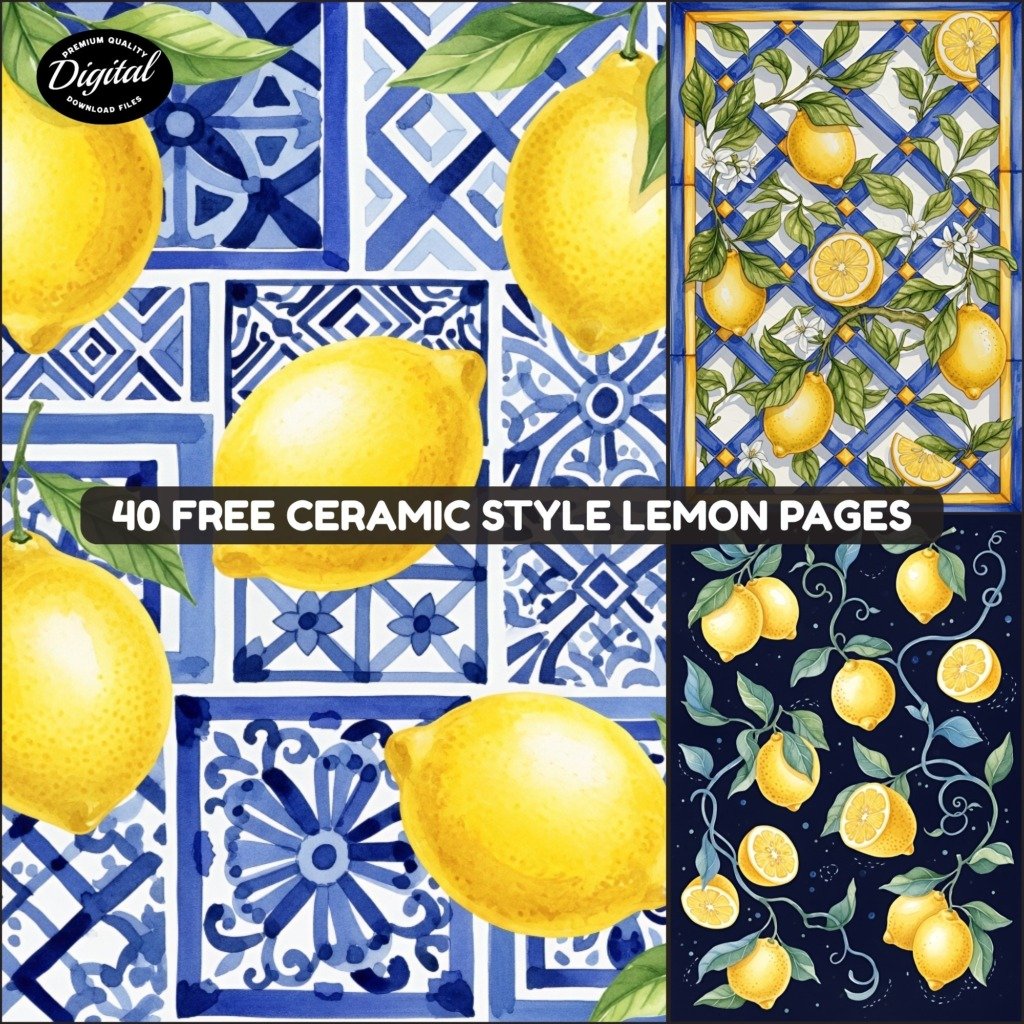 free ceramic lemon (2)