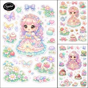 free princess stickers (2)