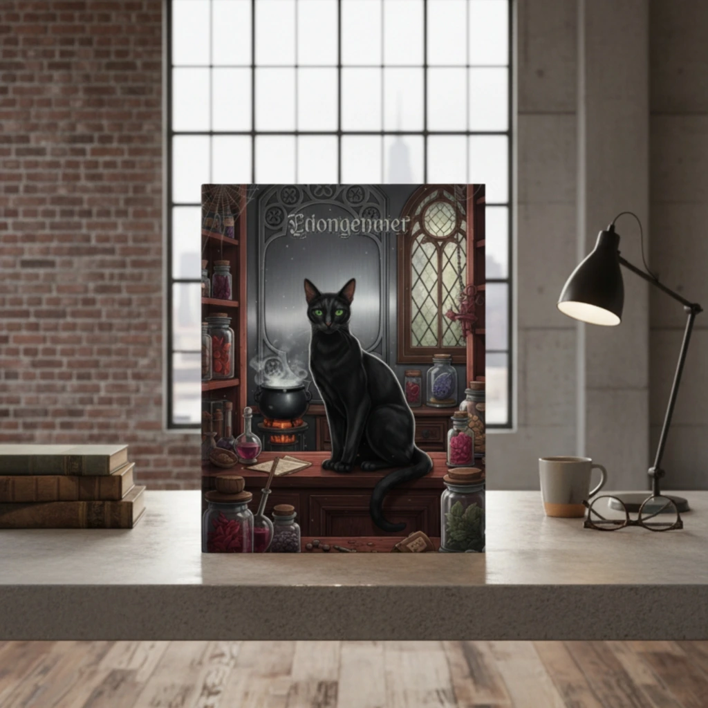 gothic cats images (5)