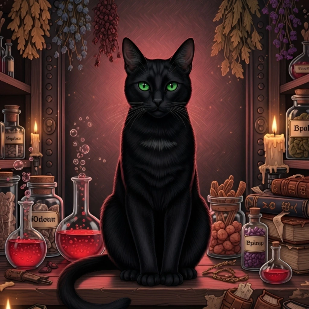 gothic cats images (7)