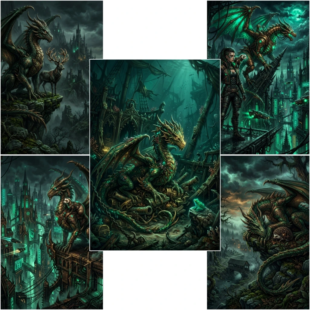 gothic dragons images (10)