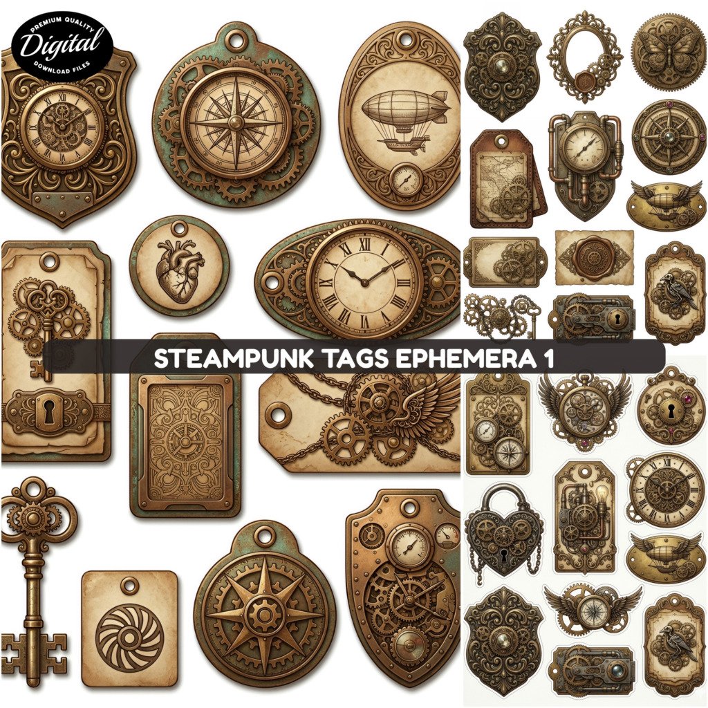 steampunk tags (2)