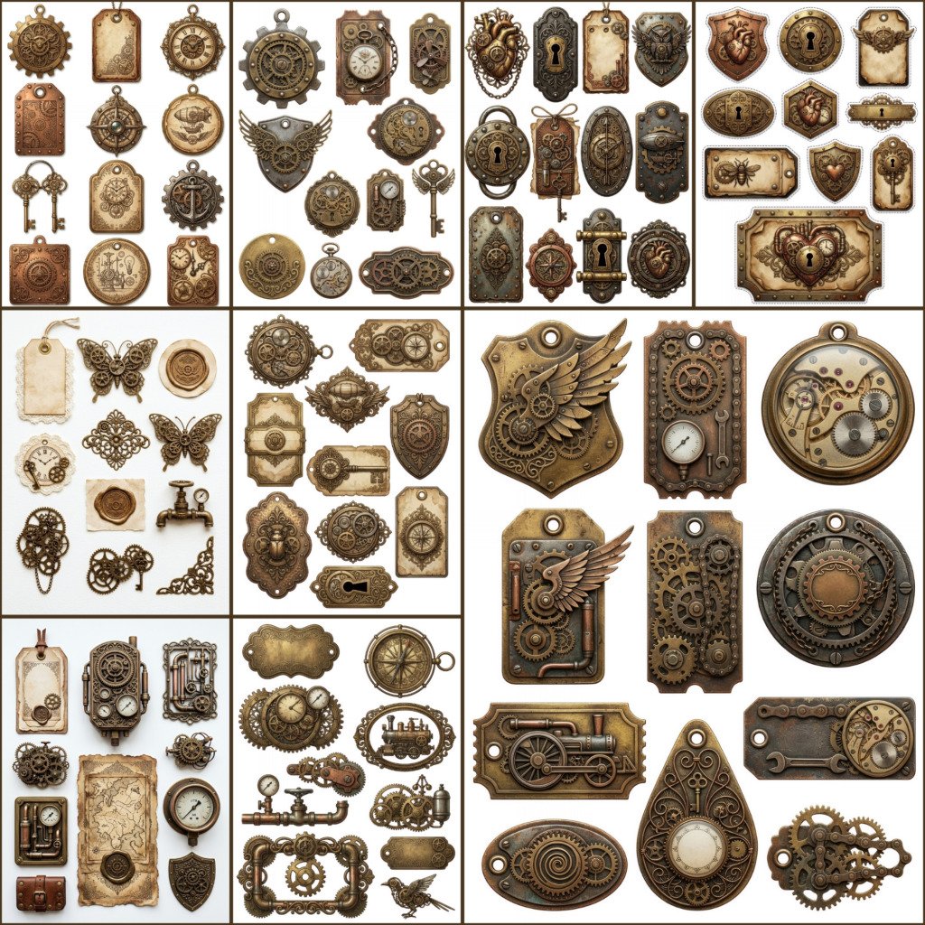 steampunk tags 3 (3)