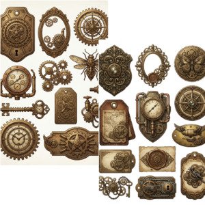 steampunk tags (5)