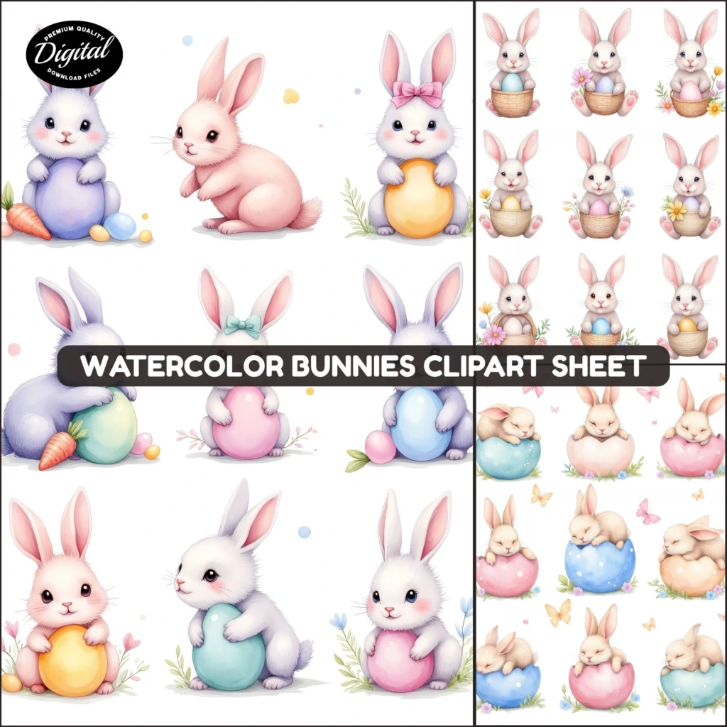 watercolor bunnies (2)