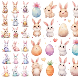 watercolor bunnies (3)