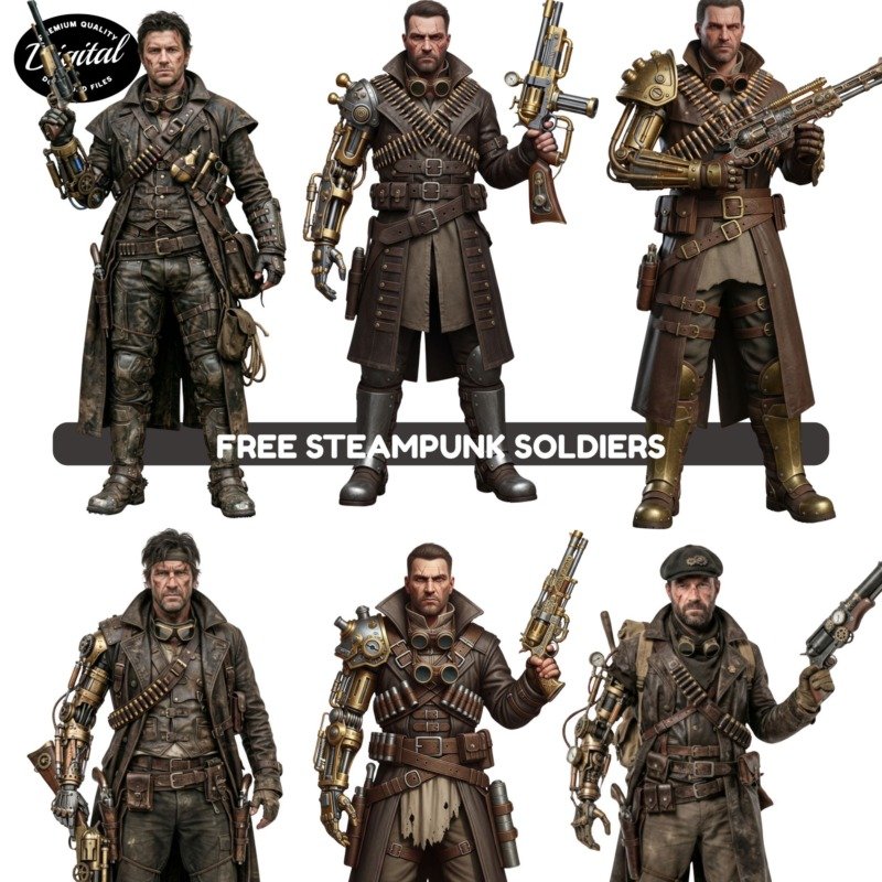 Free Steampunk SoldiersPromo