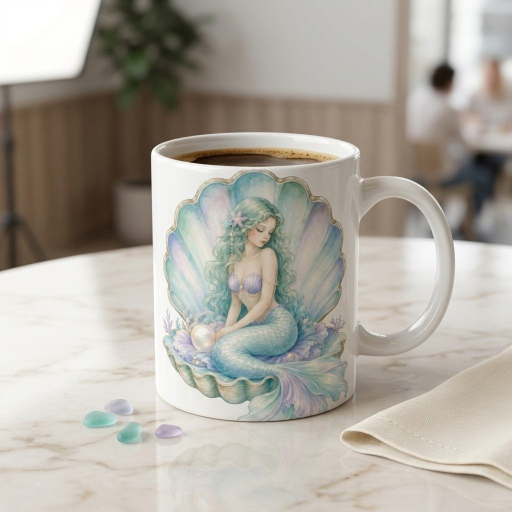 Vintage mermaids Clipart Promo