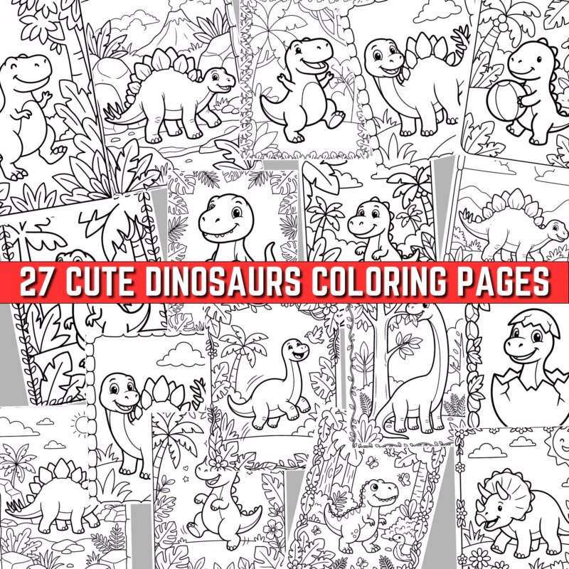 dinosaurs coloring pages (1)