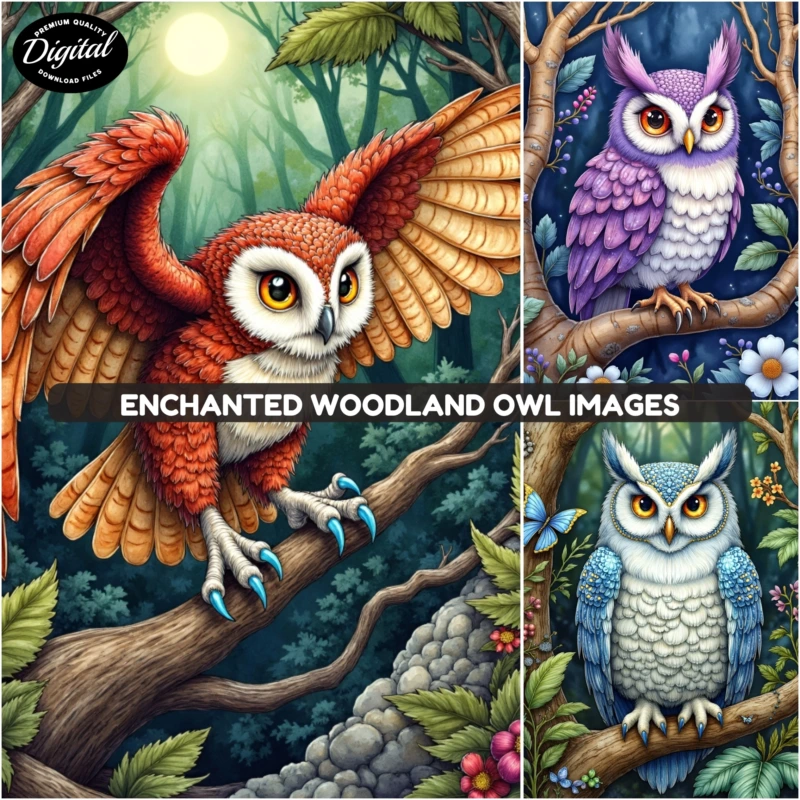 enchanted woodland owl (2)