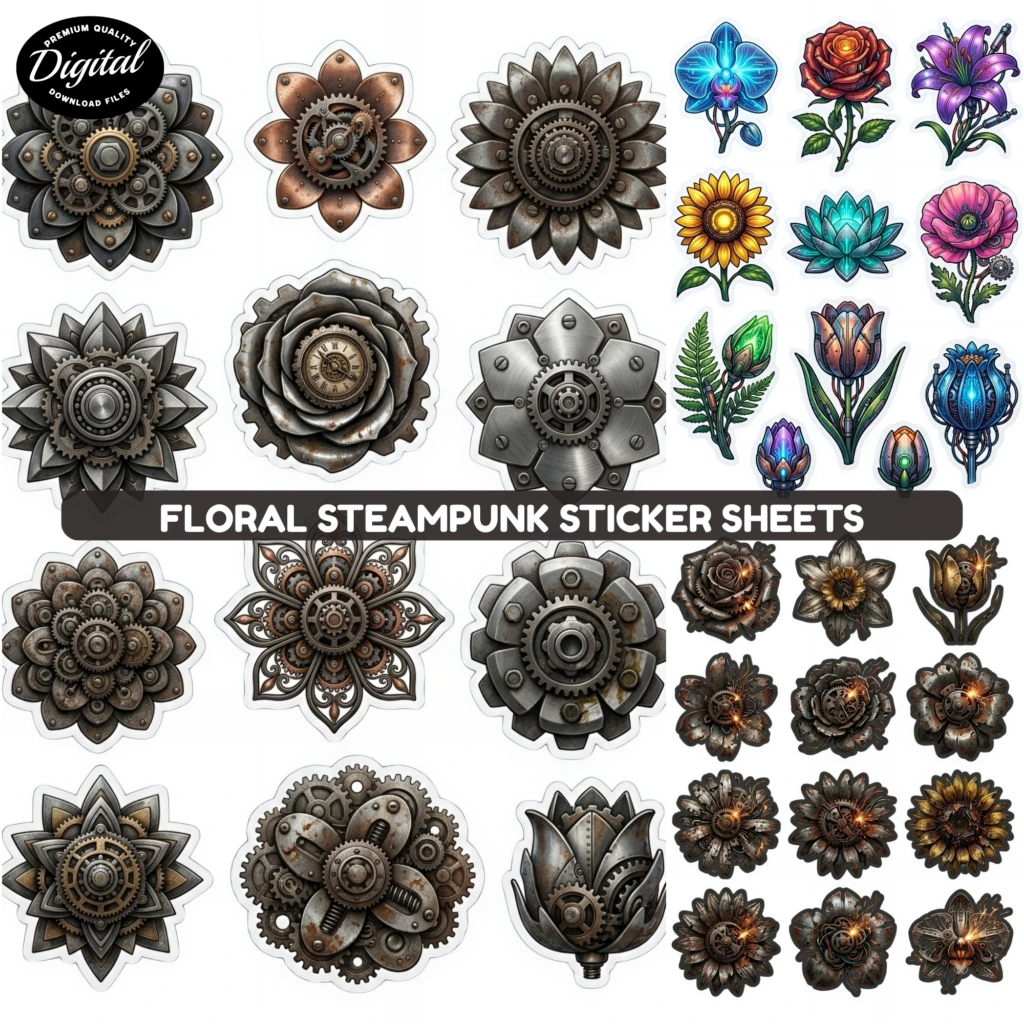 floral steampunk flowers (2)