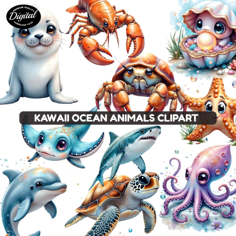 kawaii ocean animals (1)