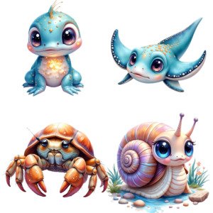 kawaii ocean animals (5)