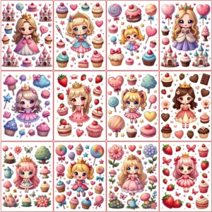 kawaii princes stickers (5)