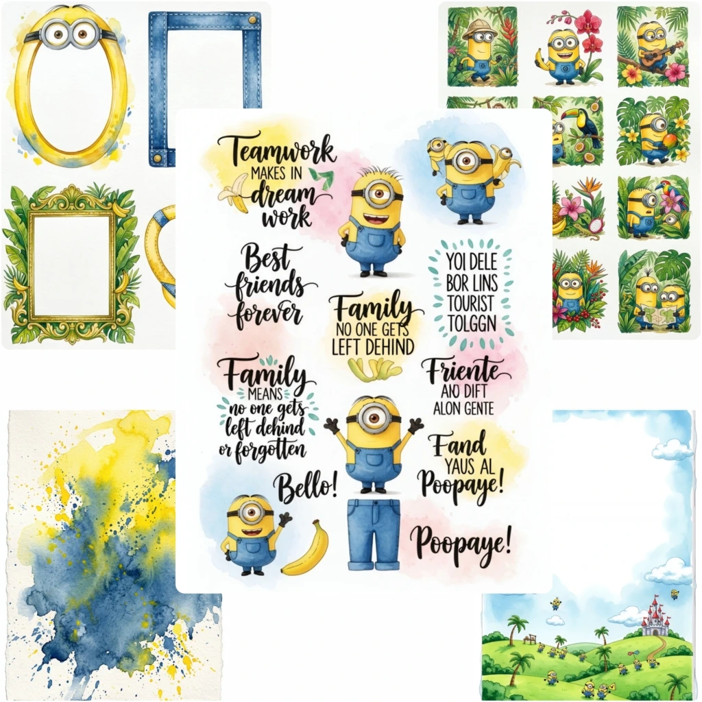 minions junkjournal (11)