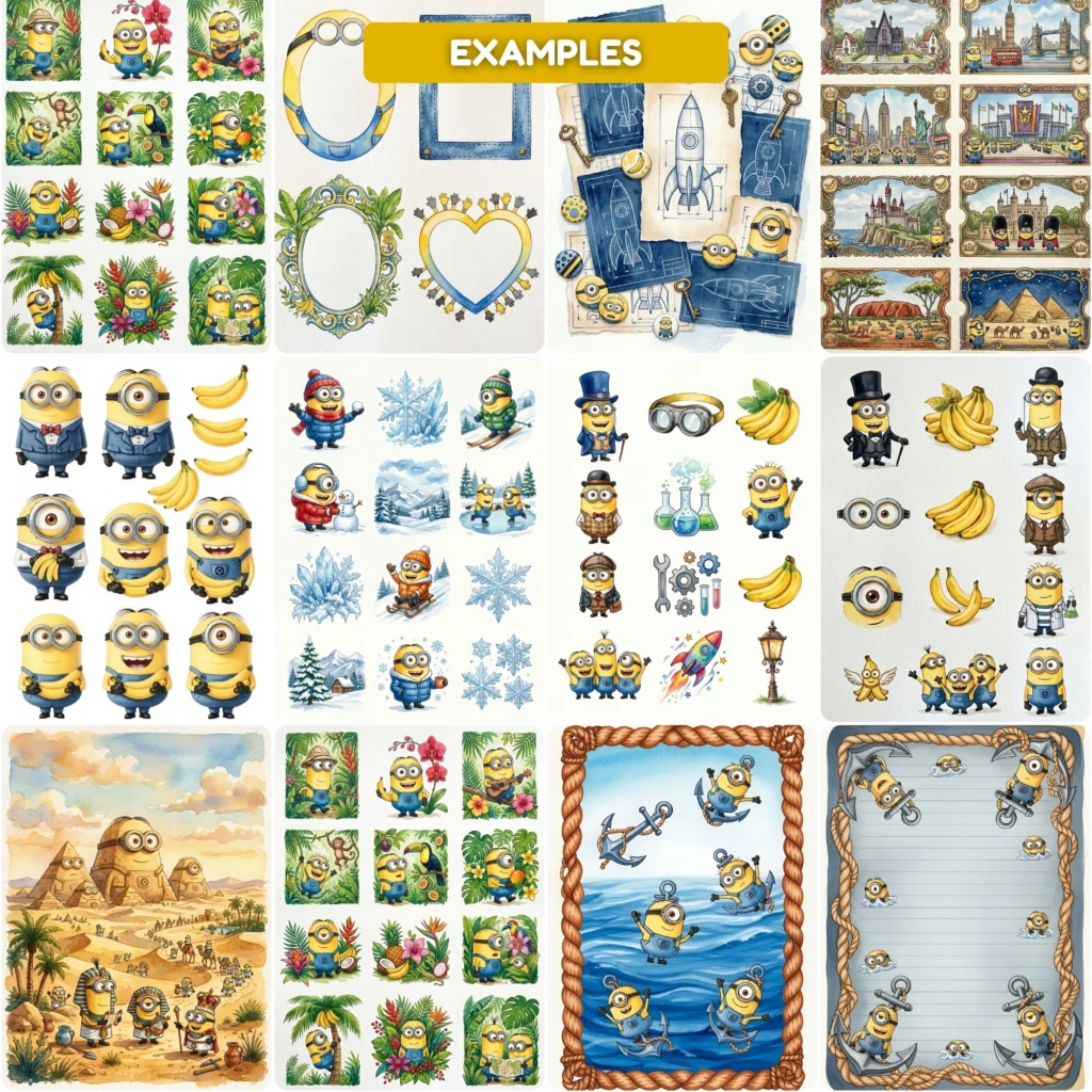 minions junkjournal (5)
