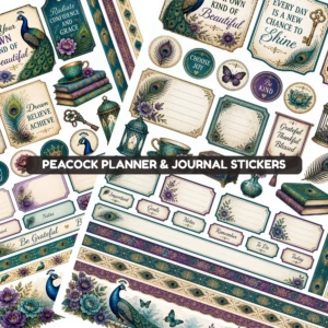 peacock planner stickers (5)