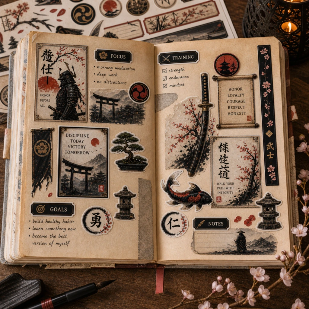 samurai panner stickers (4)