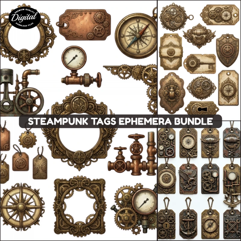 steampunk tags (2)