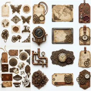steampunk tags (4)