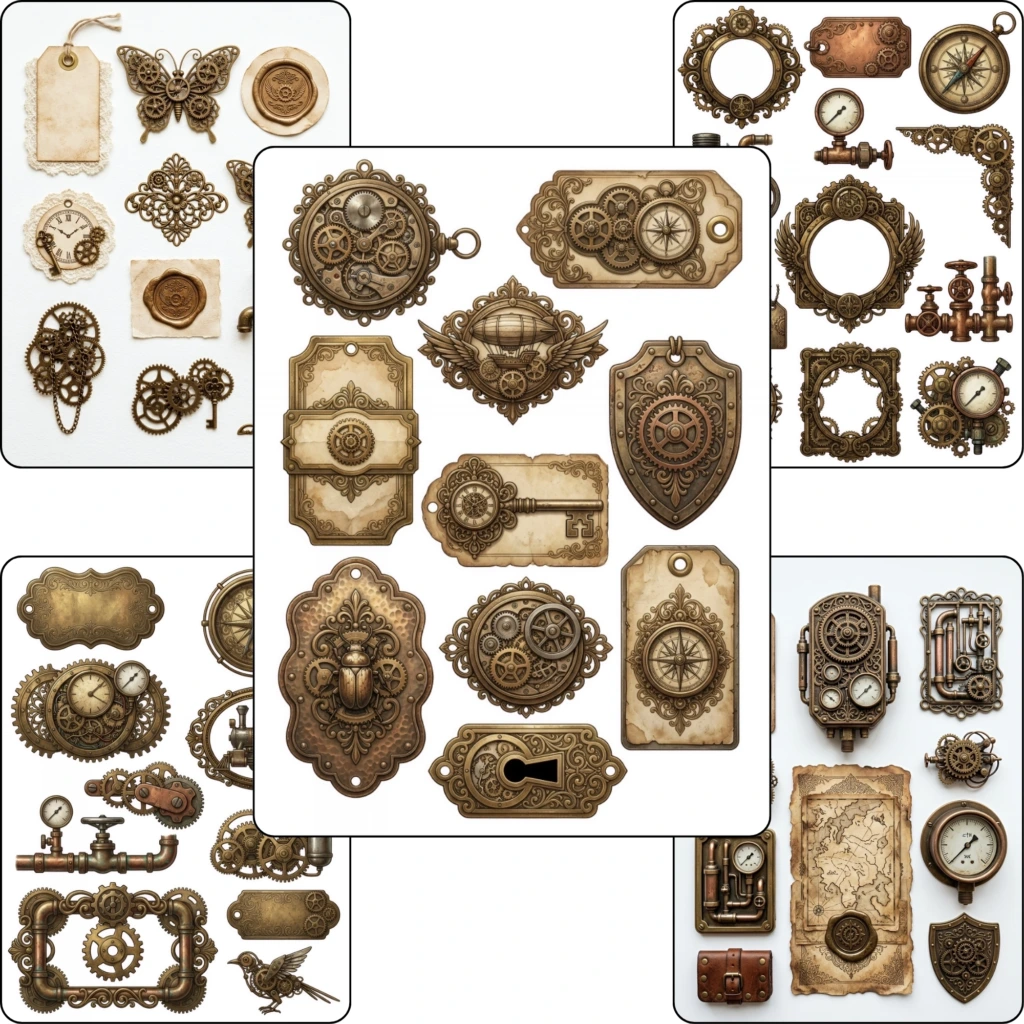 steampunk tags (7)