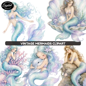 vintage mermaid (1)