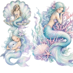 vintage mermaid (4)