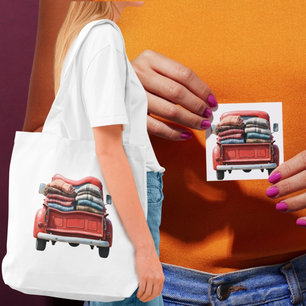 vintage red truck (4)