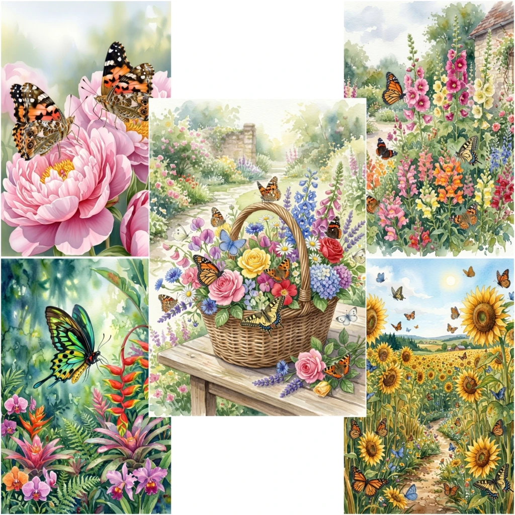 watercolor butterflies (9)