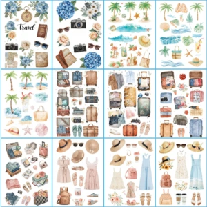 watercolors travel stickers (3)