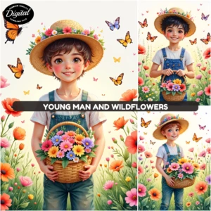 young man flowers (2)