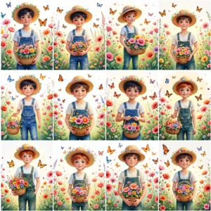young man flowers (3)