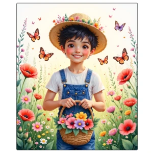 young man flowers (4)