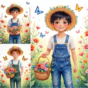 young man flowers (5)