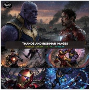 Thanos and Ironman Images Promo