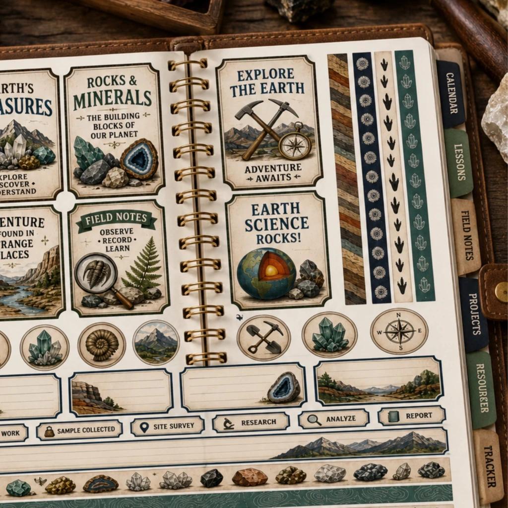 archeology stickers (3)