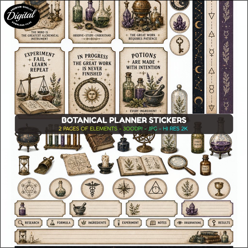 botanical stickers (1)