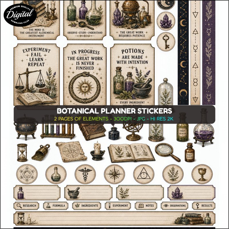 botanical stickers (1)