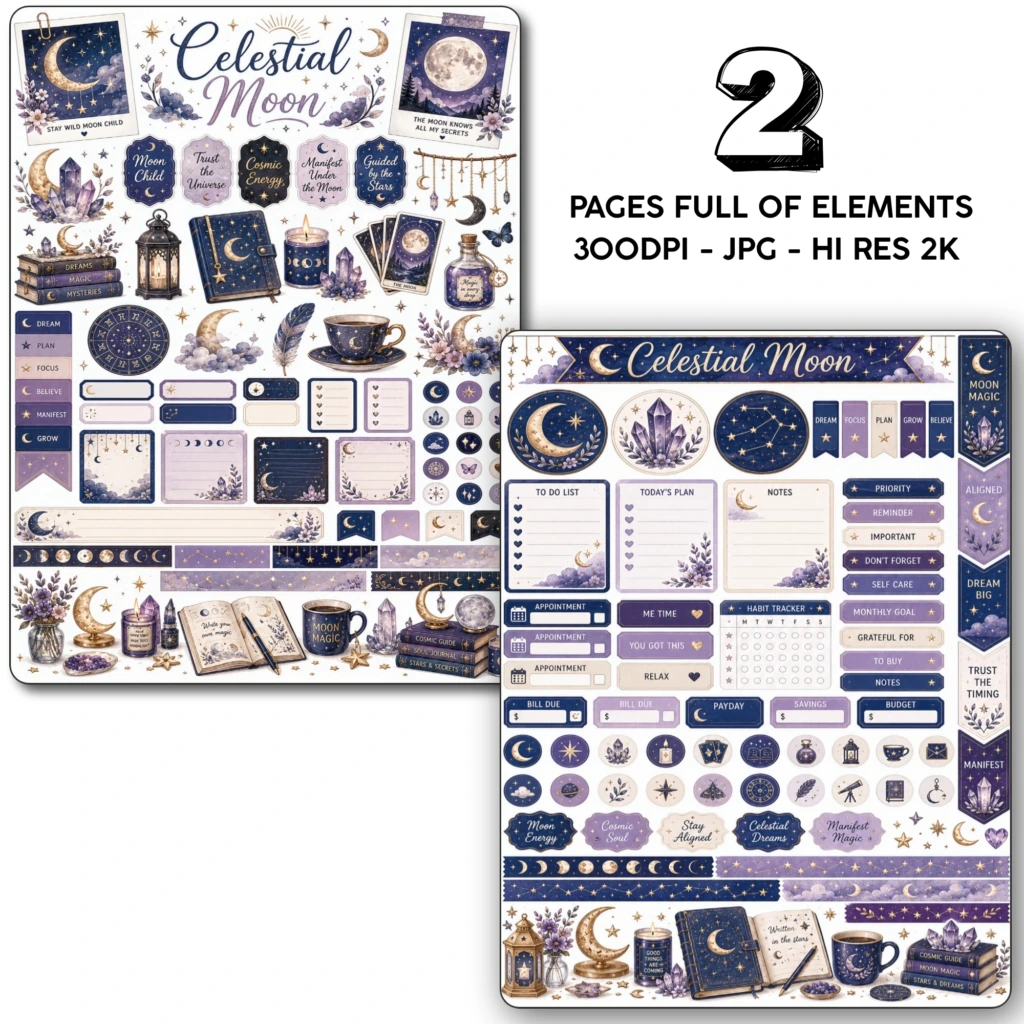 celestial stickers (3)